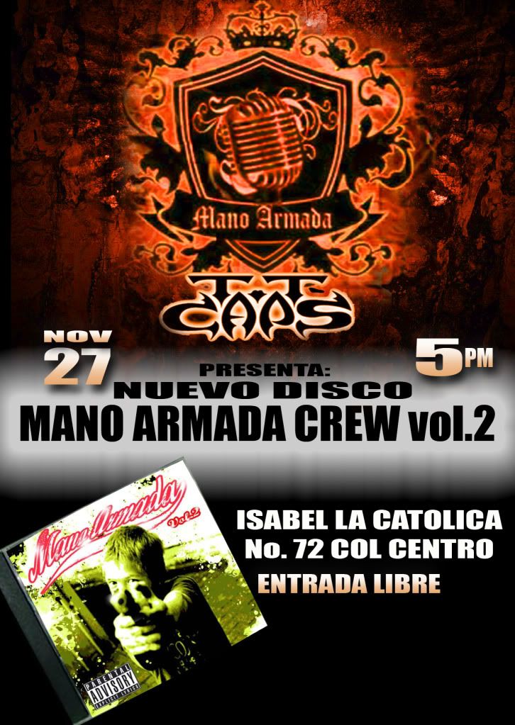 presentacion del disco centro historiko tt caps