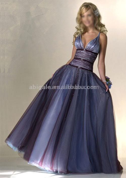 shimmery blue gown Pictures, Images and Photos