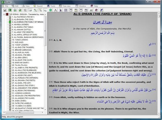 Islam 6.90 Software - Holy Quran Viewer With 36 Translations