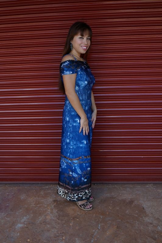  Mart of China Blue dress