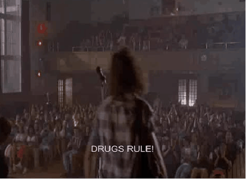 drugs rule, gif