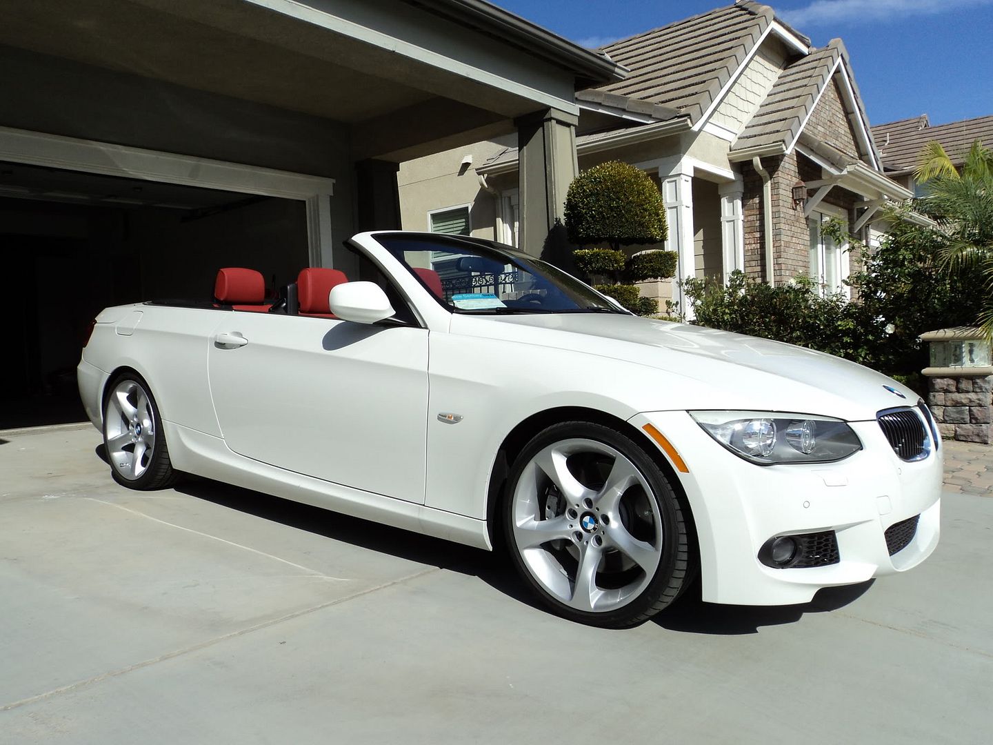 2011 Bmw 335i convertible white #6