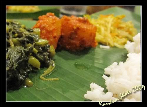 passions of kerala,banana leaf rice