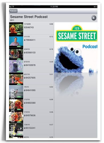 Sesame Street,iPad