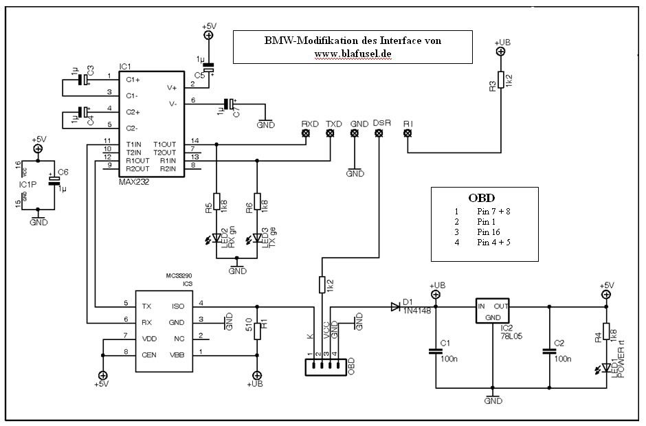 Bmw obd interface schematic diagram #6