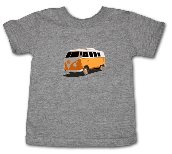 A classic VW Kombi van design Nice and stylish design with a retro look