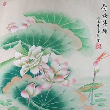 chinese flower figure