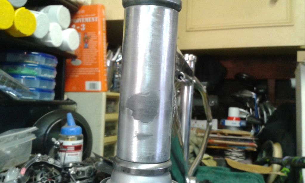 Filling in deep gouges in an aluminum frame. Forums