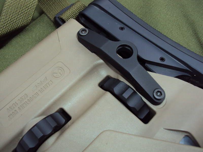 QD sling plate for the Magpul PRS riflestock