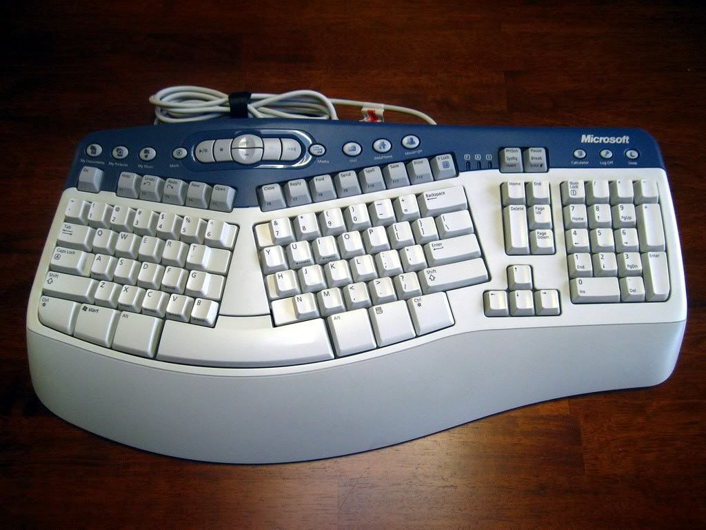 ... about Microsoft Natural MultiMedia Multi Media Keyboard 1.0A ergonomic