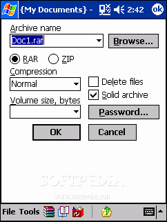 Pocket RaR 3.80 Beta 4