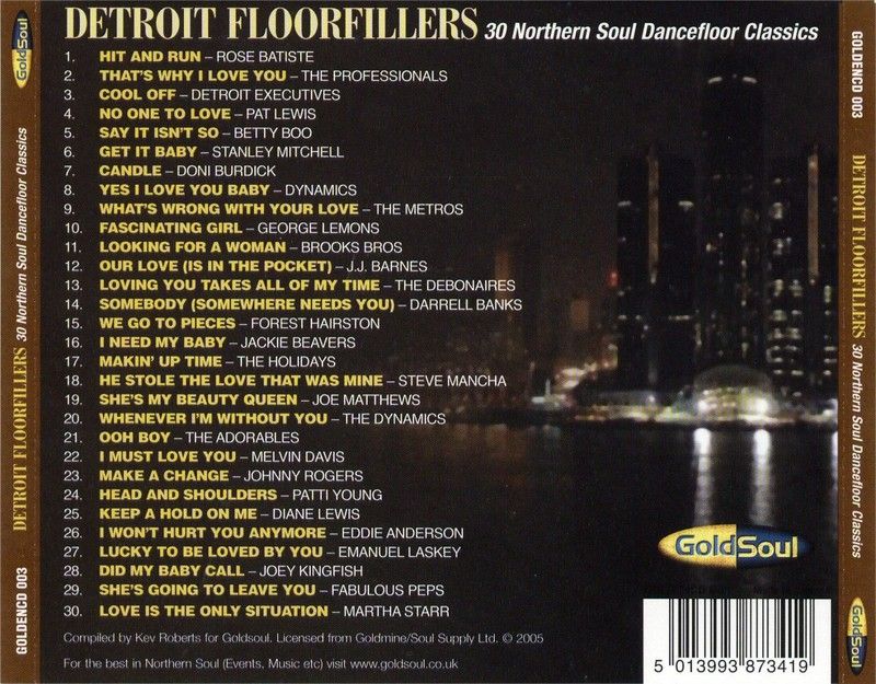Detroit Floor Fillers (back)