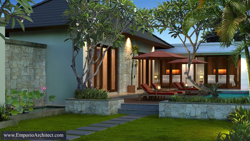 Rumah Gaya Bali Modern - Hardworkingart