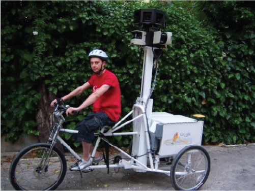 google street view cycle Pictures, Images and Photos