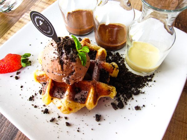 Triple Chocolate Waffle by Brown Pocket, Gurney Paragon Penang