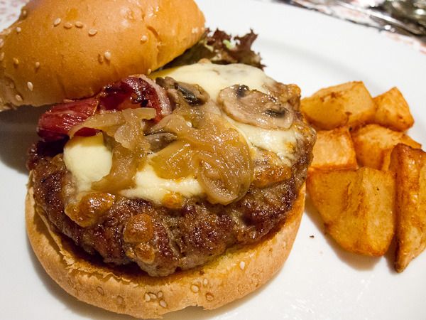 El Meson's Ultimate Pork Burger