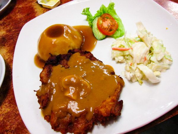 Chicken Chop with Mushroom Sauce by Rosette Cafe, Cameron Highlands