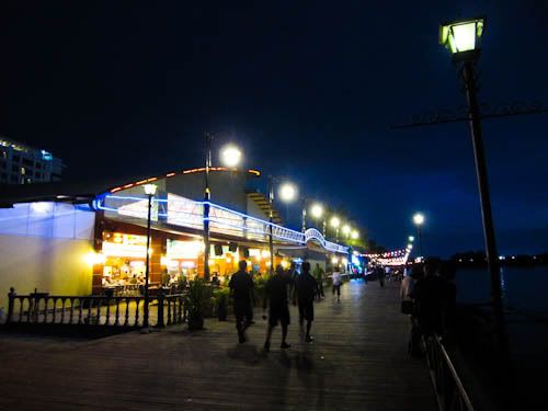 Waterfront At Night