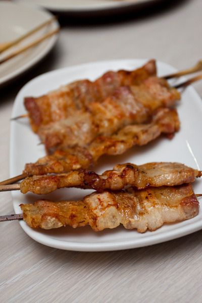 Pork Belly Yakitori