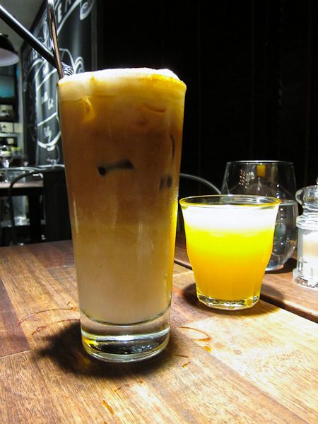 Iced Cappuccino & Orange Juice by S.Wine Cafe, Publika