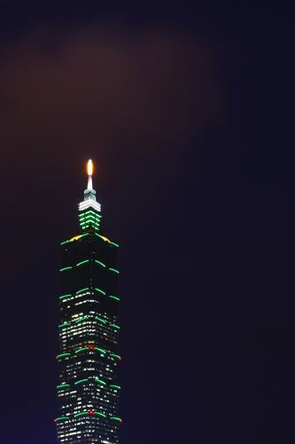 Nighttime of Taipei 101