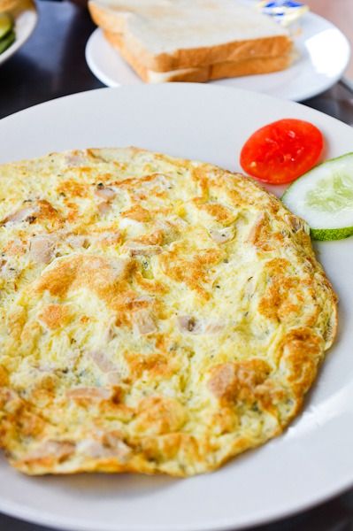 Mushroom Omelette by Uncle Chow Kopitiam, Cameron Highlands