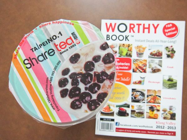 Worthy Book F&B Special Edition 2012-2013 & Share Tea