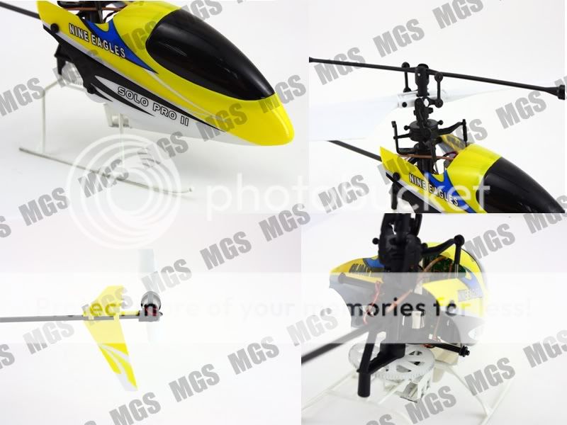 NINE EAGLES RC 2.4GHZ SOLO PRO 2 II MINI HELICOPTER RTF  