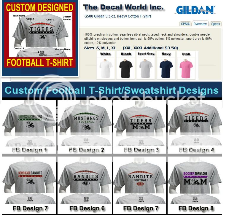 You are bidding on a One of a kind Custom Gildan Football T Shirt